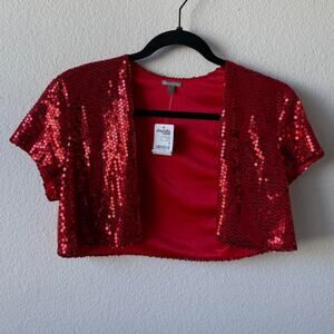 Vintage charlotte russe red sequin